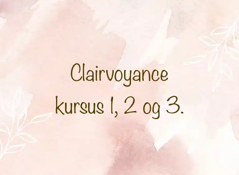 clairvoyance kursus billigt forside